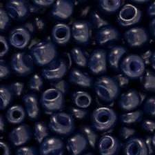 Seed beads 6/0 (4mm) Dark blue